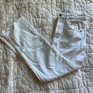 Zara White Jeans; Size 2